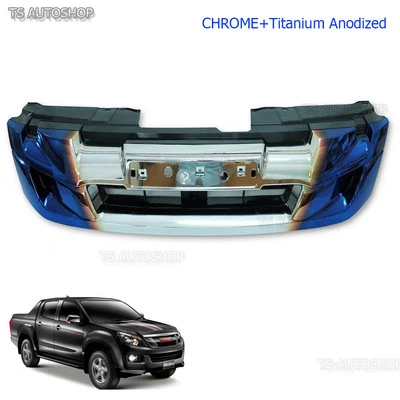 Parrilla delantera Titanium serie X para Isuzu D-Max Rodeo Px 2012 2014 2015 Foto 1 de 4
