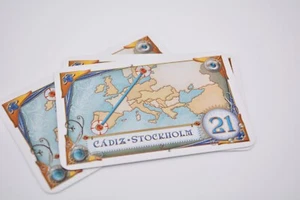 Ticket to Ride Europe game part pieces - long route cards - 21 spaces - Picture 1 of 1