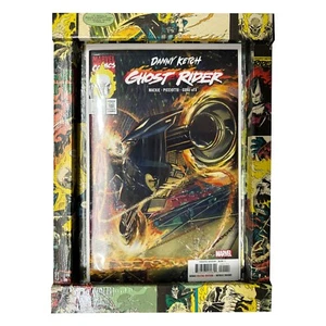Libro de historietas temático Ghost Rider marco envuelto - hecho en casa - ¡único en su clase! - Imagen 1 de 2