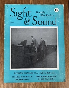 Sight and Sound - June 1950 - Raymond Chandler - Rene Clement - Imagen 1 de 17