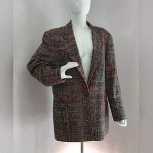 Emil Rutenberg Multi-Colored Sport Coat LARGE - Picture 1 of 11