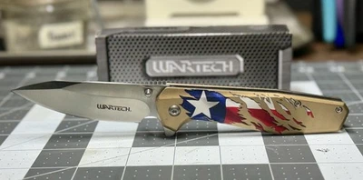 Wartech Lone Star Patriot Pocket Knife - Texas Flag Edition - Image 1 of 4