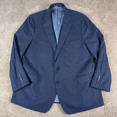 Blazer Thomas Rosa Hombre Lana Cachemira 48R Franela Azul Abrigo Deportivo Londres Foto 1 de 4