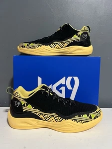 Zapato de baloncesto Q4 Sports LG9-III amarillo tribal talla 15M (nuevo) se envía ahora - Imagen 1 de 8