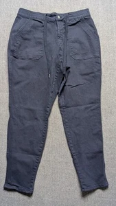 Judy Blue Womens 16W Navy High Waist Garment Dyed Drawstring Tie Jogger Pants - Picture 1 of 8