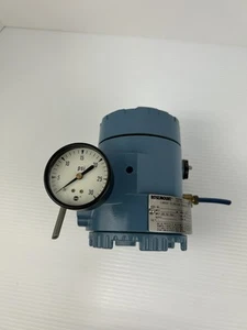 Rosemount 3311DS1J1B1 Pressure Transducer with Pressure Gauge 0-30 PSI - Picture 1 of 10