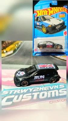Hot Wheels Honda Civic ***JDM personalizado con Spectraflame y pilotos reales*** Foto 1 de 3