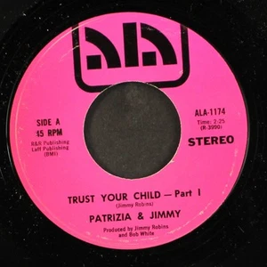 PATRIZIA & JIMMY: trust your child ALA 7" Single 45 RPM - Picture 1 of 2