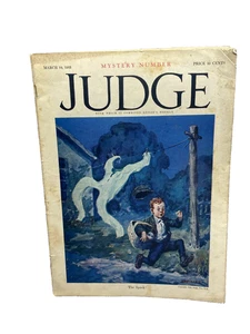 Antike Richter Zeitschrift 10. März 1923 Der Spuk! Mystery Number Art Deco Magazin - Bild 1 von 13