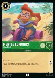 Mertle Edmonds - Lilo's Rival Foil (082) Azurite Sea Disney Lorcana - Picture 1 of 1