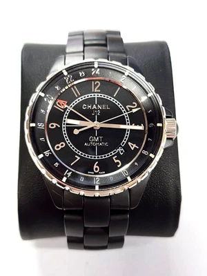 Chanel J12 GMT Automatic Black Dial Ceramic 41mm Watch - Image 1 of 4