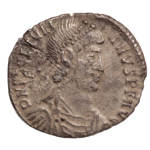 SILIQUA DE PLATA ROMANA DE JULIANO II "EL APÓSTATA" - VOTO X MVLT XX (#9950) - Imagen 1 de 2