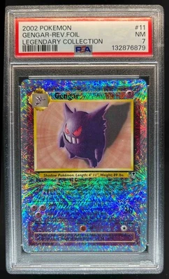 2002 Pokemon Legendary Collection Gengar Reverse Holo #11/110 PSA 7 - Image 1 of 2