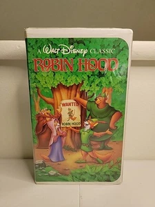 Robin Hood Vintage Disney Classic Black Diamond 1984 VHS #1189 RARE - Bild 1 von 8