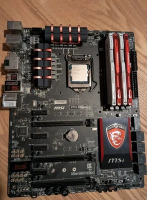 Gaming Mainboard MSI Z97 Gaming 7 mit 32GB RAM, und I7 4790k - Bild 1 von 4