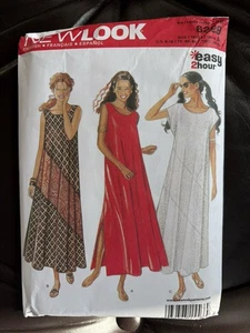 New Look 6229 Easy Pullover Tent Dresses Pattern Size 8-18 BOHO Uncut - Picture 1 of 2