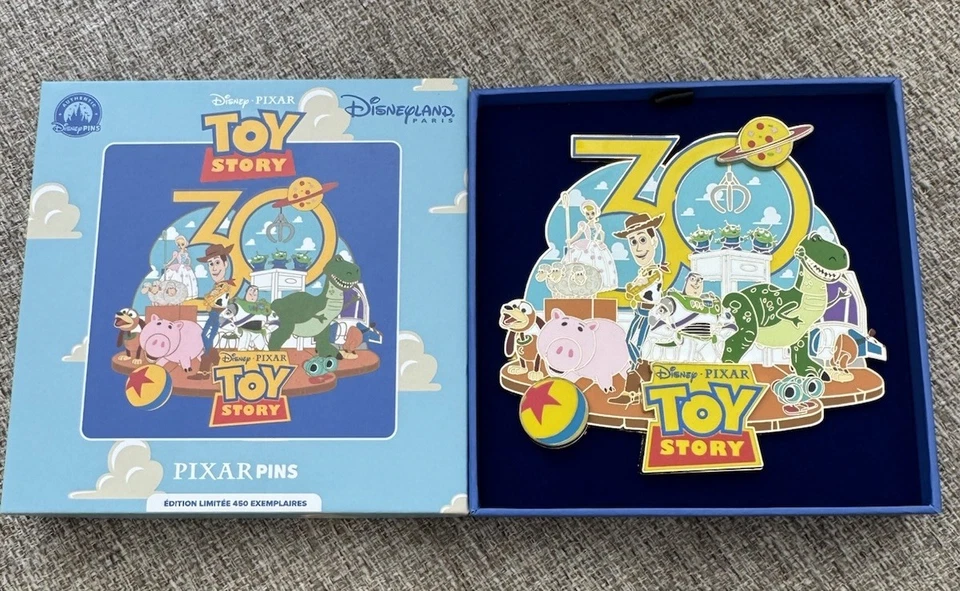 Disney Pixar Jumbo Evento Familiar Toy Story 30 Disneyland París LE 450 Envío a Estados Unidos Foto 1 de 3