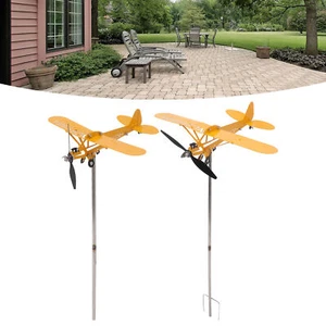 XG HG Piper J3 Cub Aereo Weathervane 3D Metallo Aereo Valvola Meteo Esterno R - Foto 1 di 12