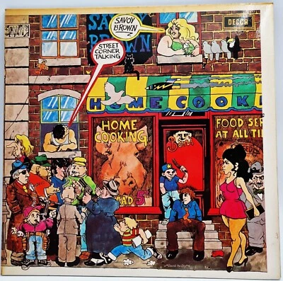 Savoy Brown ‎– Street Corner Talking 1971 NM / VG+ Decca Germany blues rock - Image 1 of 4