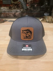 Custom Richardson 112 with Jumping Bass patch, engraved in USA, Fishing - Picture 1 of 1