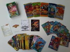 Lotto Card Marvel Over Power anno1995 in blocco 106 pezzi,10 card mission rare.