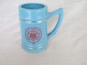 New York State Assn. of Fire Chiefs annual conference 1982 Beer Mug Stein - Picture 1 of 4