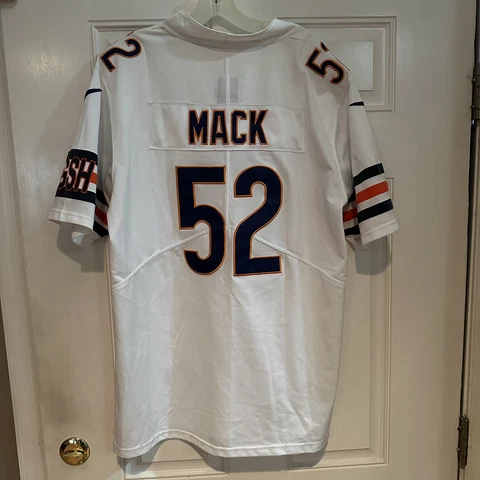 Khalil Mack 52 Chicago Bears Men’s Jersey White Large L Cover