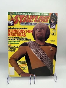 Starlog Magazine No. 138 January 1989 Vintage Sci-Fi Special Klingon Issue - Picture 1 of 4