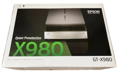 Epson GT-X980 Pro High-Performance Film Scanner Black Flatbed AC100V - Image 1 of 2