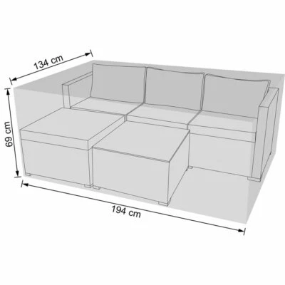 Harrier Waterproof Garden Furniture Covers │ALL SIZES – Heavy Duty & PU Coated - Image 1 of 3