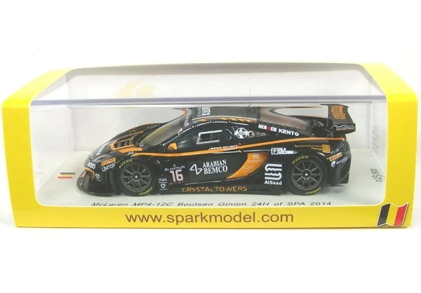 1 43 Spark McLaren MP4-12C Boutsen Ginion 24h Spa 2014 #14 SB088