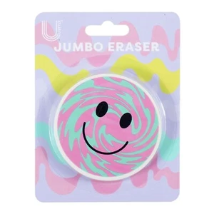 U Style Jumbo Eraser, Smiley eco-friendly design - Picture 1 of 4