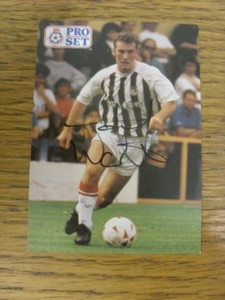 1991 Autographed Trade Card: Grimsby Town - Watson, Tommy [Pro Set]. Bobfrankand