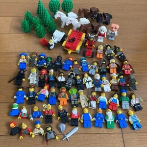 Vintage Lego Minifigur & Holzpferd Bulk Lot-30+ Jahre alt seltene Stck. Japan - Bild 1 von 5