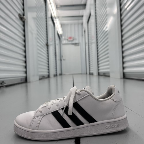 Adidas Grand Court EF0103 scarpe sneakers basse bianche stringate bambini ragazzi taglia 4 5