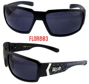 LOCS Sonnenbrille 91084 matt mit USA-Flaggendruck 100 % UVA-/UVB-Schutz - Bild 1 von 3