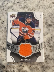 2018 UPPER DECK GAME JERSEY LEON DRAISAITL #GJ-LD JSY - Picture 1 of 3