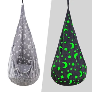 Kids Pod Swing Seat, Sensory Swing Chair with PVC Inflatable Cushion, Hanging... - Picture 1 of 6