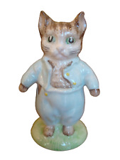 Beatrix Potter Tom Kitten Figurine F Warne & Co 1948 Royal Albert England 1989 .