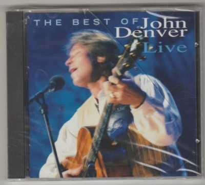 John Denver – The Best Of John Denver Live CD 1997 - SEALED Cracked Case - Image 1 of 2