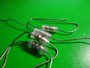Capacitor (4) N.O.S. ITW (.22nF)(220pF) 75V 5% Polystyrene Long Leads - Picture 1 of 1