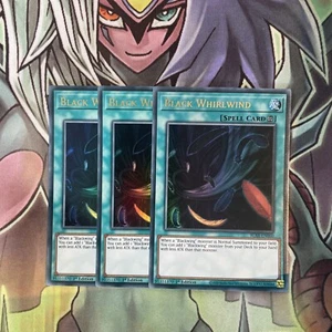 BLAR-EN060 x3 Black Whirlwind Ultra Rare Excellent Condition Yugioh - Picture 1 of 2