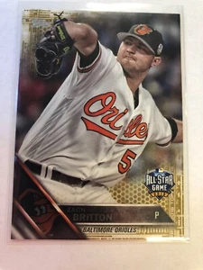 Zach Britton Orioles 2016 Topps Update GOLD PARALLEL #222 (serial #d 0535/2016) - Picture 1 of 2