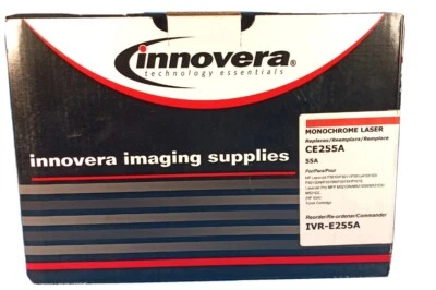 Innovera IVR-E255A CE255A (Black) Toner Cartridge for HP 55A NEW FREE SHIP - Image 1 of 4