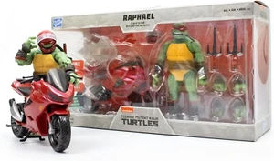 The Loyal Subjects Teenage Mutant Ninja Turtles RAPHAEL con moto veloce rossa - Foto 1 di 14