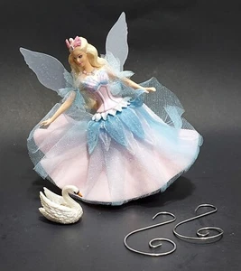 Hallmark Keepsake 2003 Barbie Swan Lake Christmas Ornament Set Of 2 Boxed - Picture 1 of 18