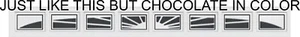 IDEAL Garage Doors CHOCOLATE SUNSET 505 Window Inserts/Short Panel Set of 8 - Picture 1 of 4