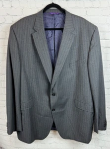 TED BAKER Endurance gray 100% wool mens classic suit jacket blazer 54 Long NWOT - Picture 1 of 18
