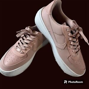 Nike Air Force 1 Shoes 9.5 PLT.AF.ORM Pink Oxford Light Soft Pink DJ9946 602