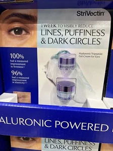 StriVectin Hyaluronic Tripeptide Gel-Cream Eyes 0.5 oz+0.17 oz - Picture 1 of 5